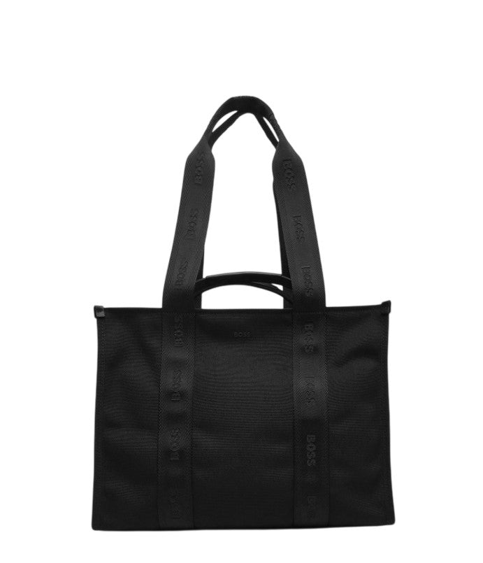 Boss Beige Sandy Tote Zip Closure Bag