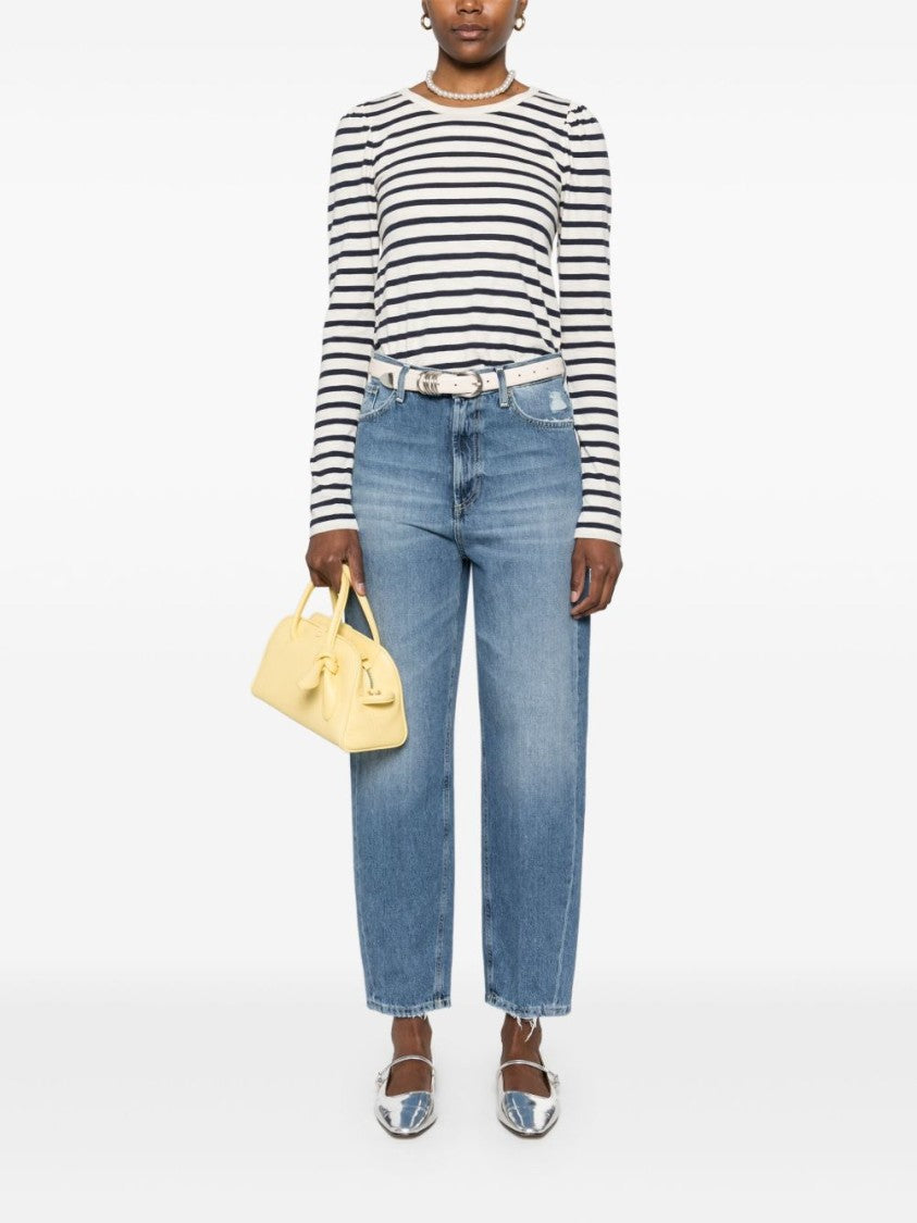 Dondup High-Waisted Loose Fit Denim Jeans