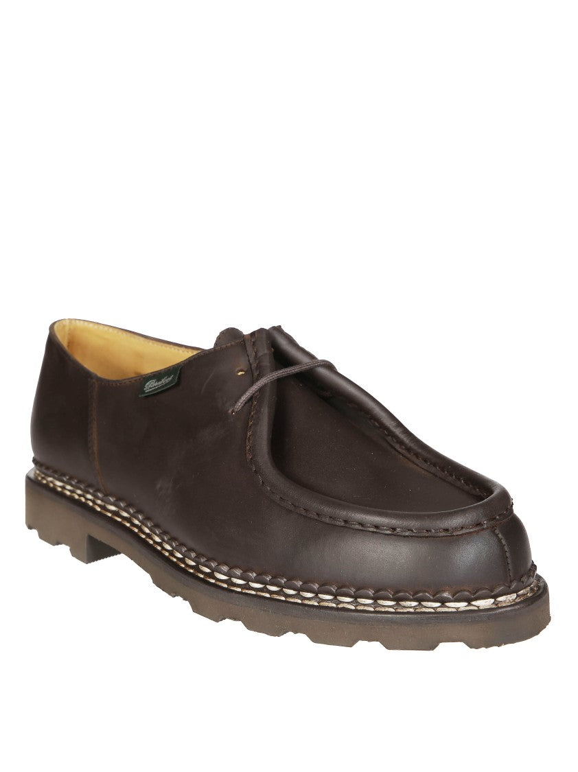 Paraboot Moccasin-Style Gringo Loafers With Polished Leather Finish