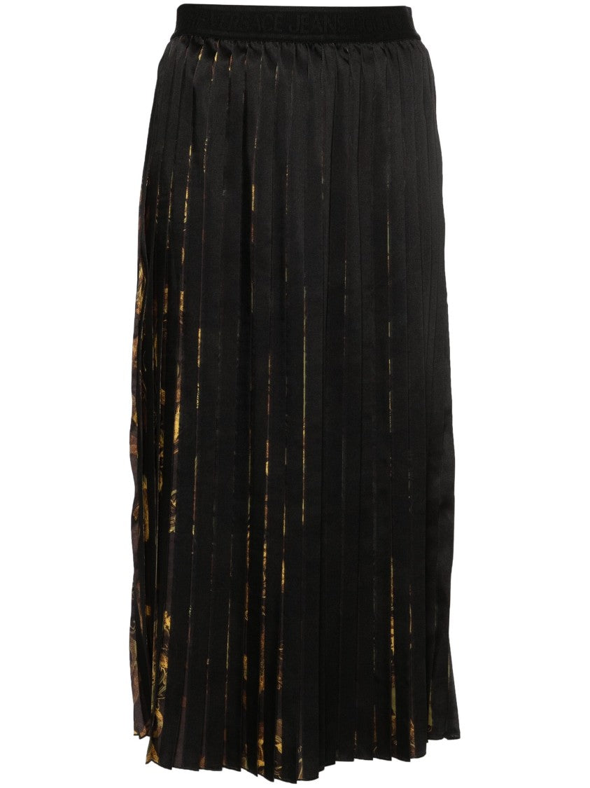 Versace Jeans Couture Watercolour Couture Midi Skirt