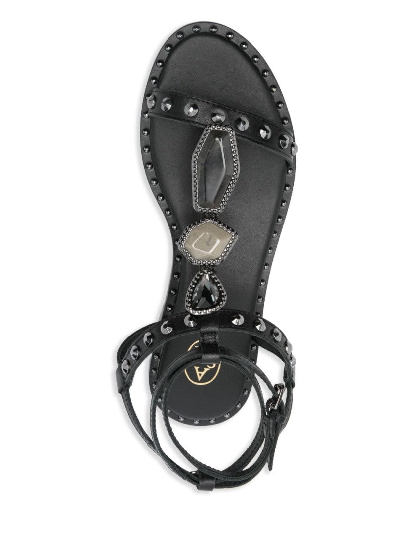 Ash Flat Sandals With Decorative Studs