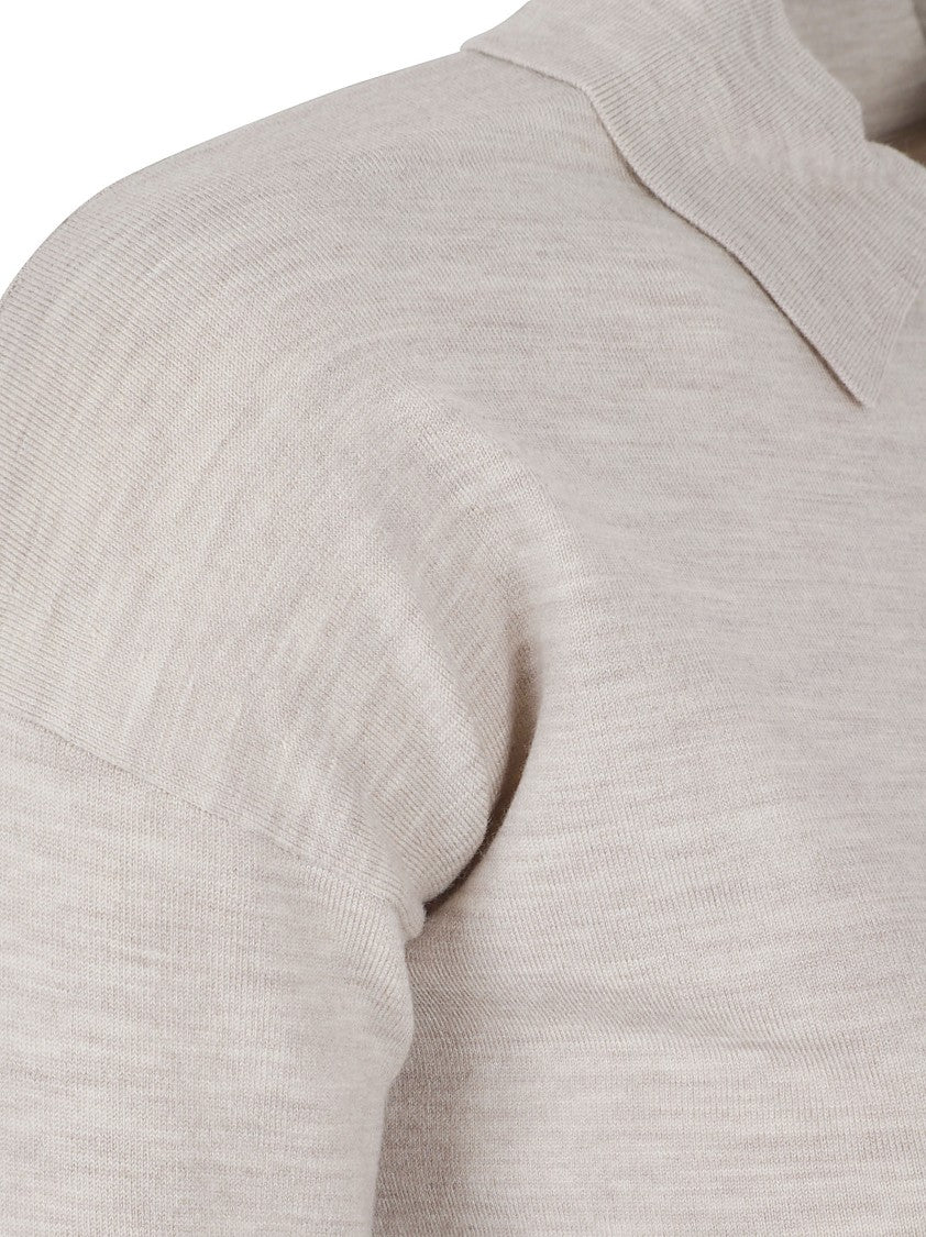 Max Mara Classic Cardigan With Shirt Collar