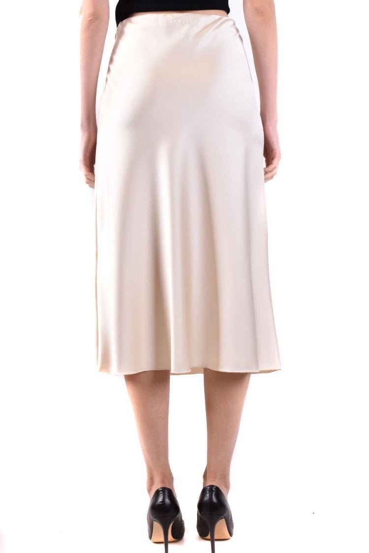 Ermanno Midi Skirt With Luxurious Polyester-Elastane Blend And Flattering Silhouette