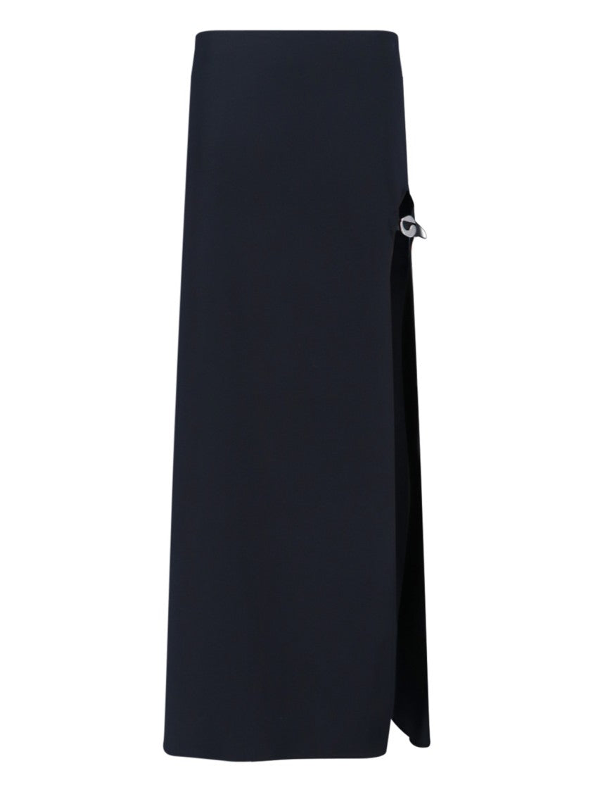 Coperni Maxi Skirt With Garter Detail