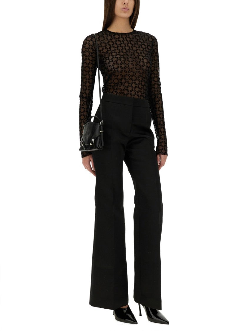 Givenchy Monogram Tulle Bodysuit