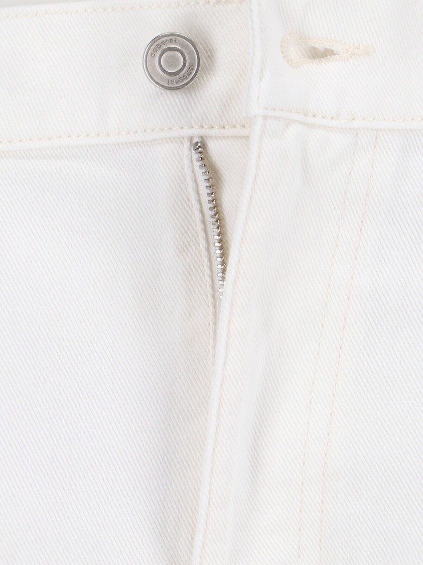Coperni White Organic Cotton Straight Jeans
