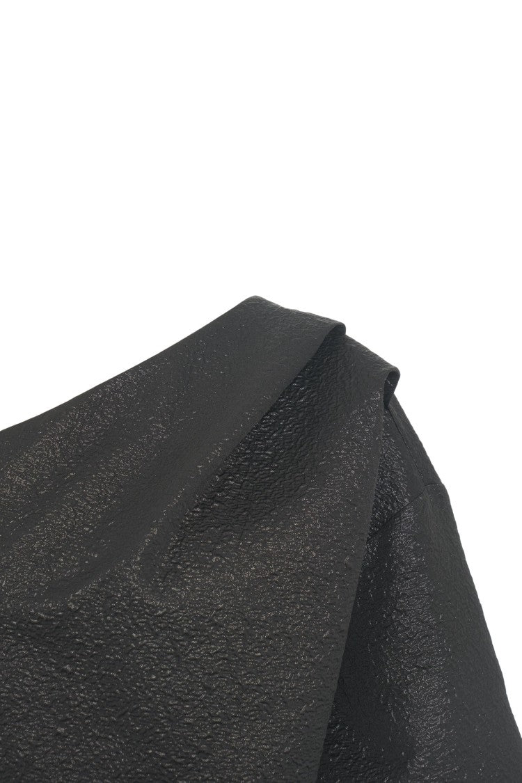 8Pm Asymmetric One-Shoulder Top With Structured Sleeve