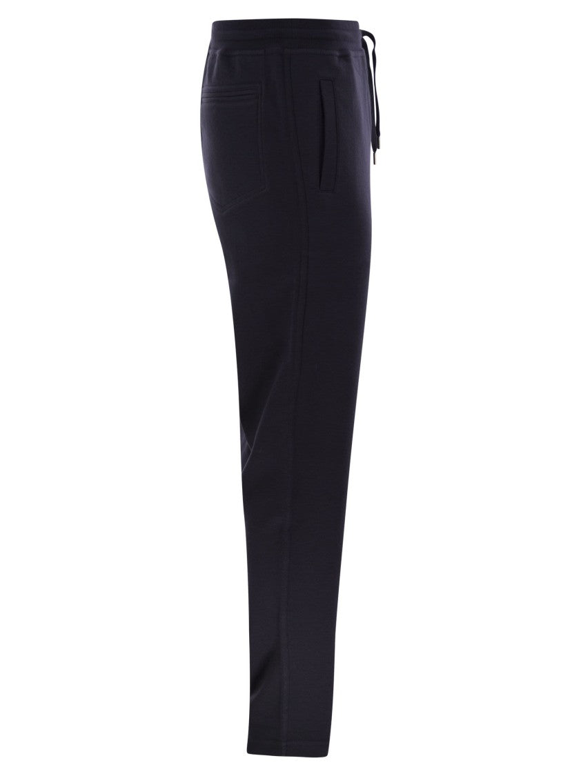 Brunello Cucinelli Techno Cotton Fleece Trousers