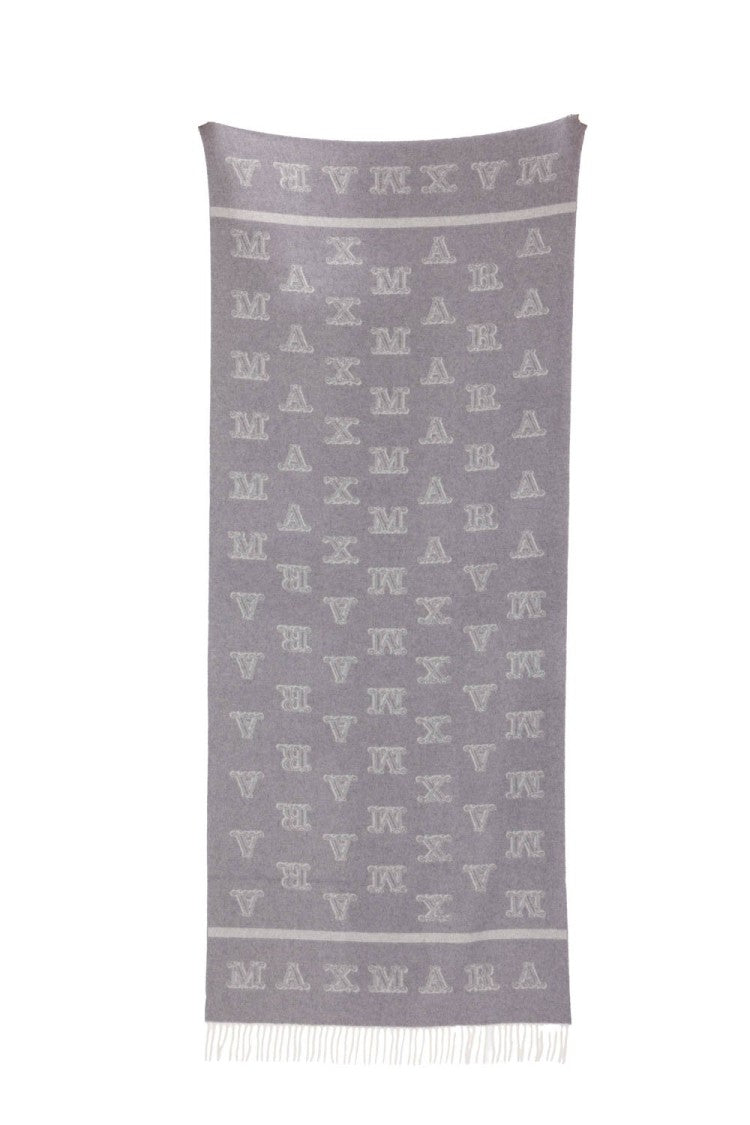 Max Mara Luxurious Cashmere Scarf In Versatile Grey