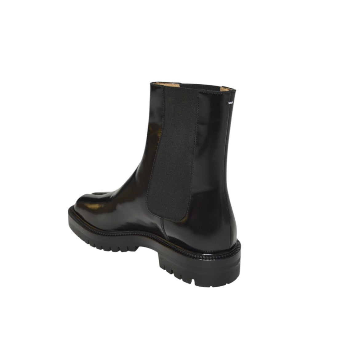 Maison Margiela Ankle-High Split-Toe Chelsea Boots In Smooth Leather