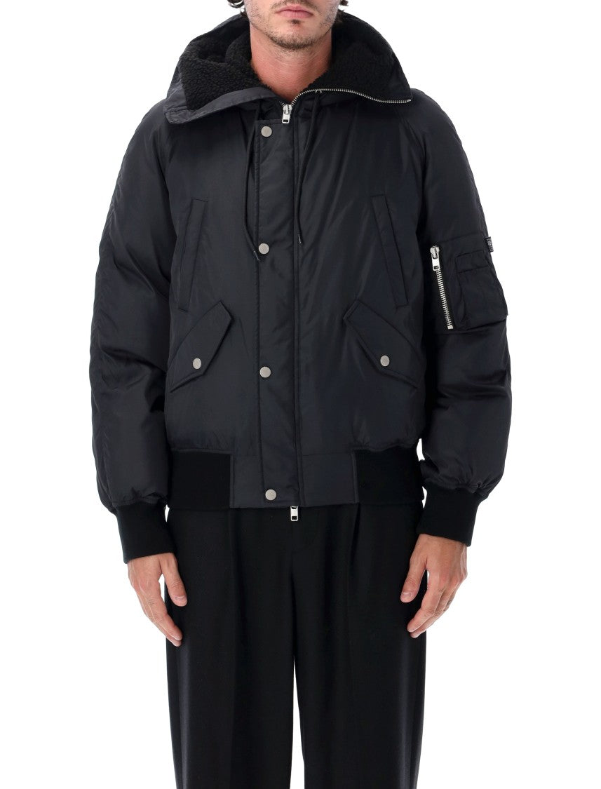 Mm6 By Maison Margiela Padded Hooded Multi-Pocket Bomber Jacket