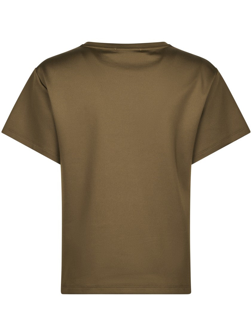 Max Mara Cropped Fitted Logo Top