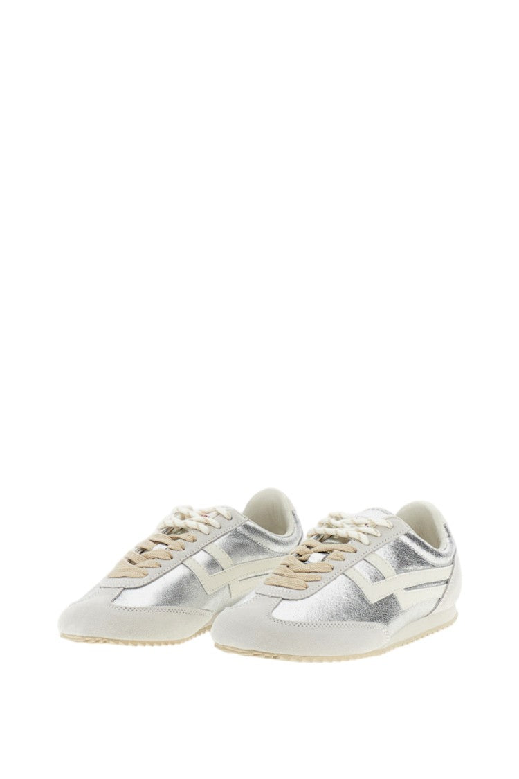 Pro Silver Racer 80 Suede Leather Sneakers