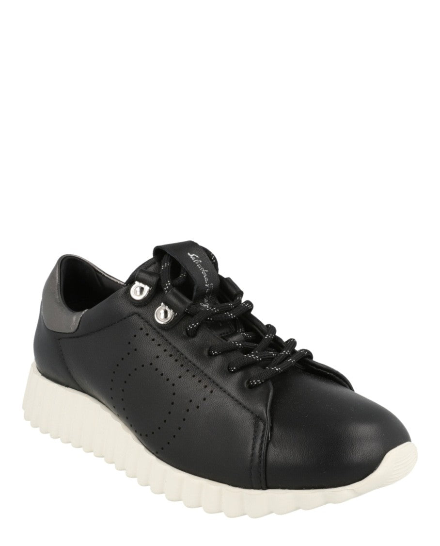 Ferragamo Gancini Perforated Sneakers