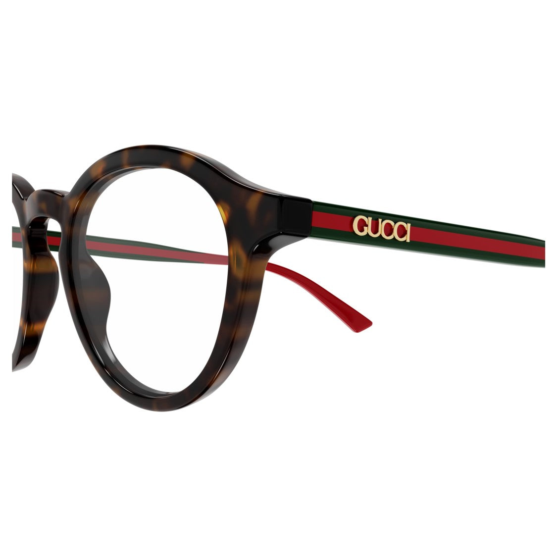 Gucci Gg1871o Round Tortoiseshell Eyeglasses