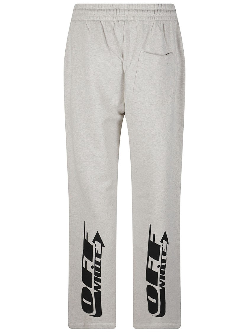 Off-White Blue Half Arrow Relaxed Cotton Sweatpants
