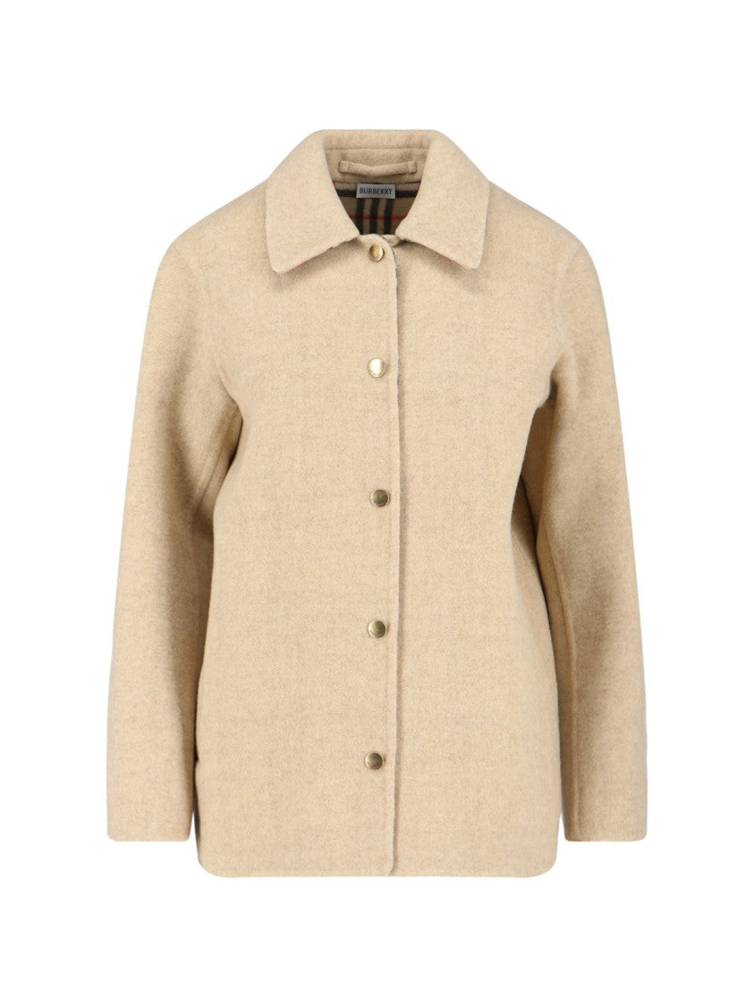 Burberry Virgin Wool Jacket – Beige