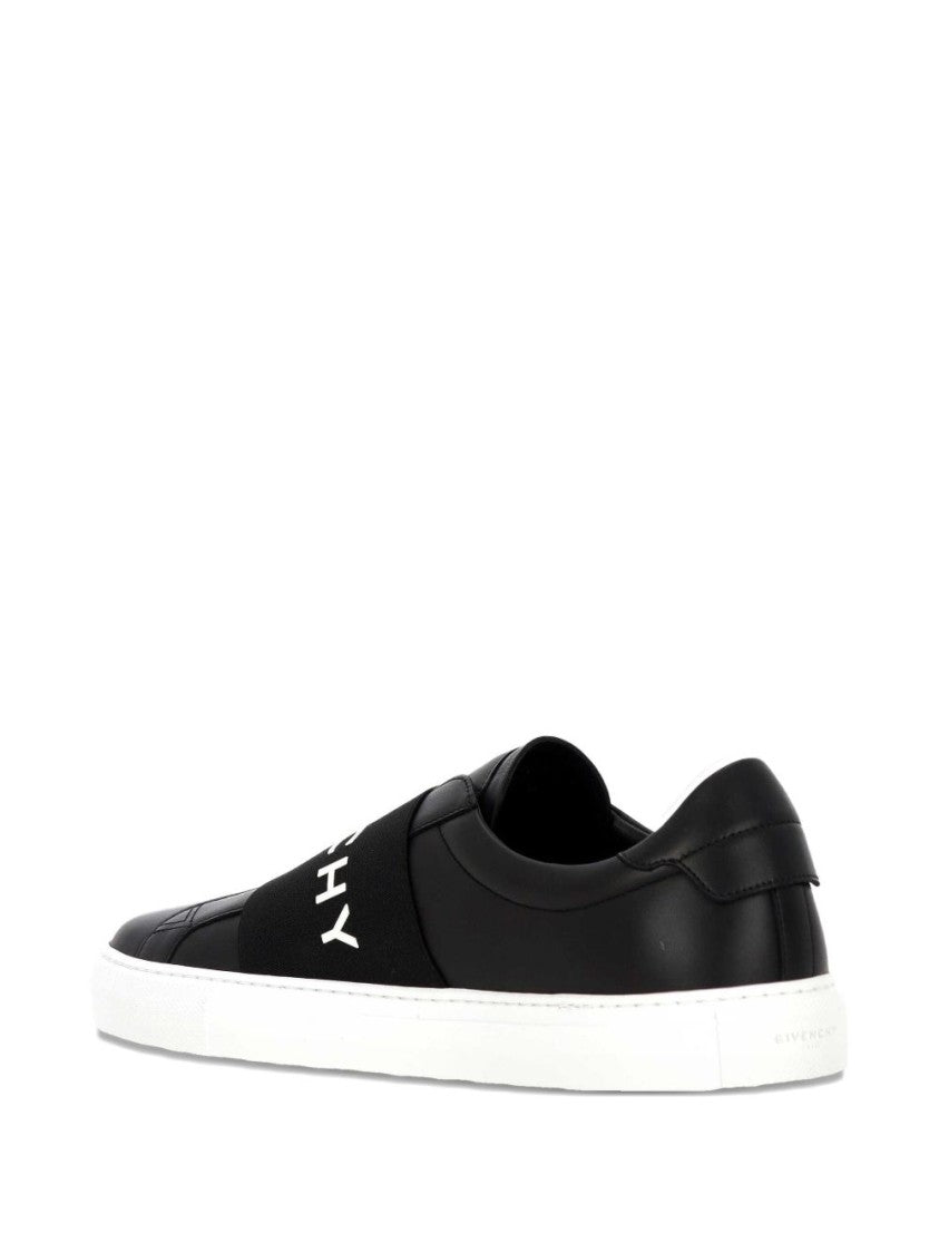 Givenchy Black Sneakers With Elastic Band And White Sole
