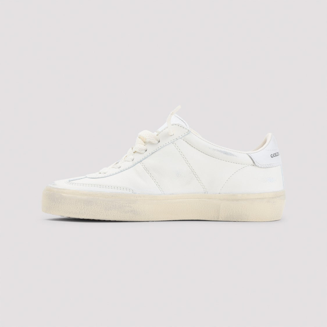 Golden Goose White Milk Leather Sneakers