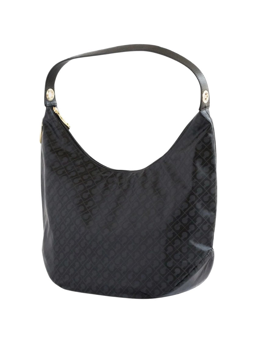 Gherardini Medium Hobo Bag With Curved Silhouette And Knot Detailing