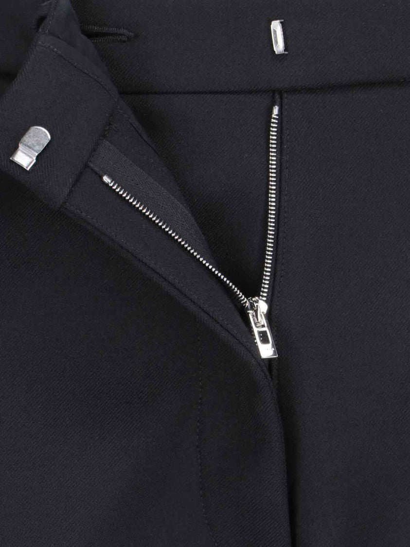 Alaïa Wide-Leg Trousers In Black Wool