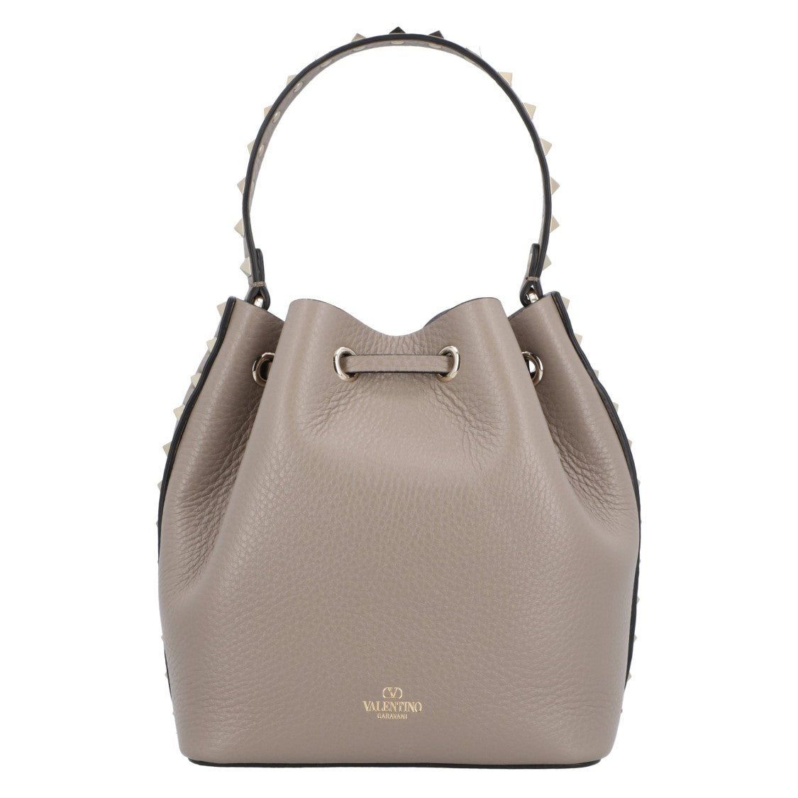 Valentino Rockstud Drawstring Bucket Bag