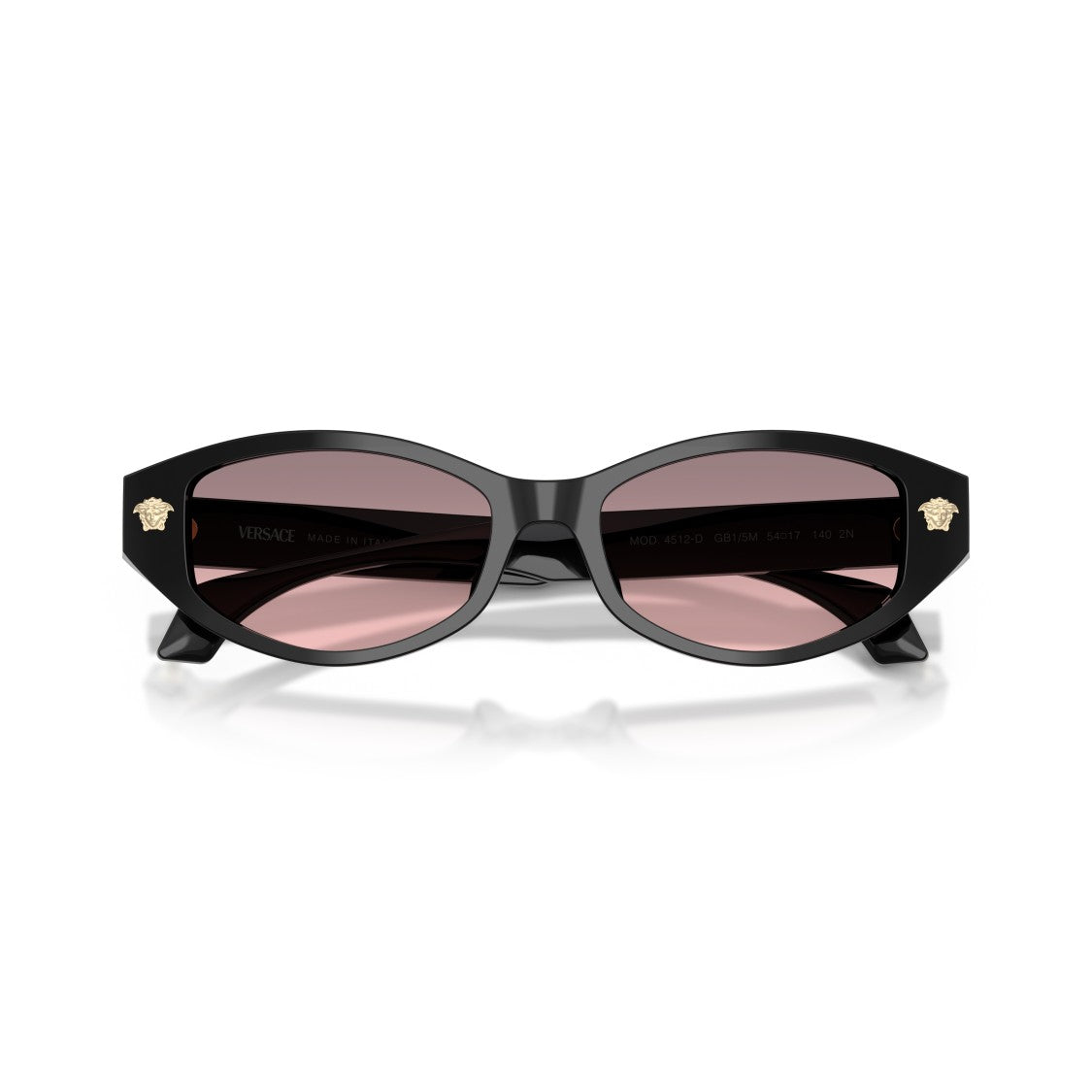 Versace 0Ve4512d Tortoiseshell Acetate Oval Sunglasses With Gold Medusa Accents