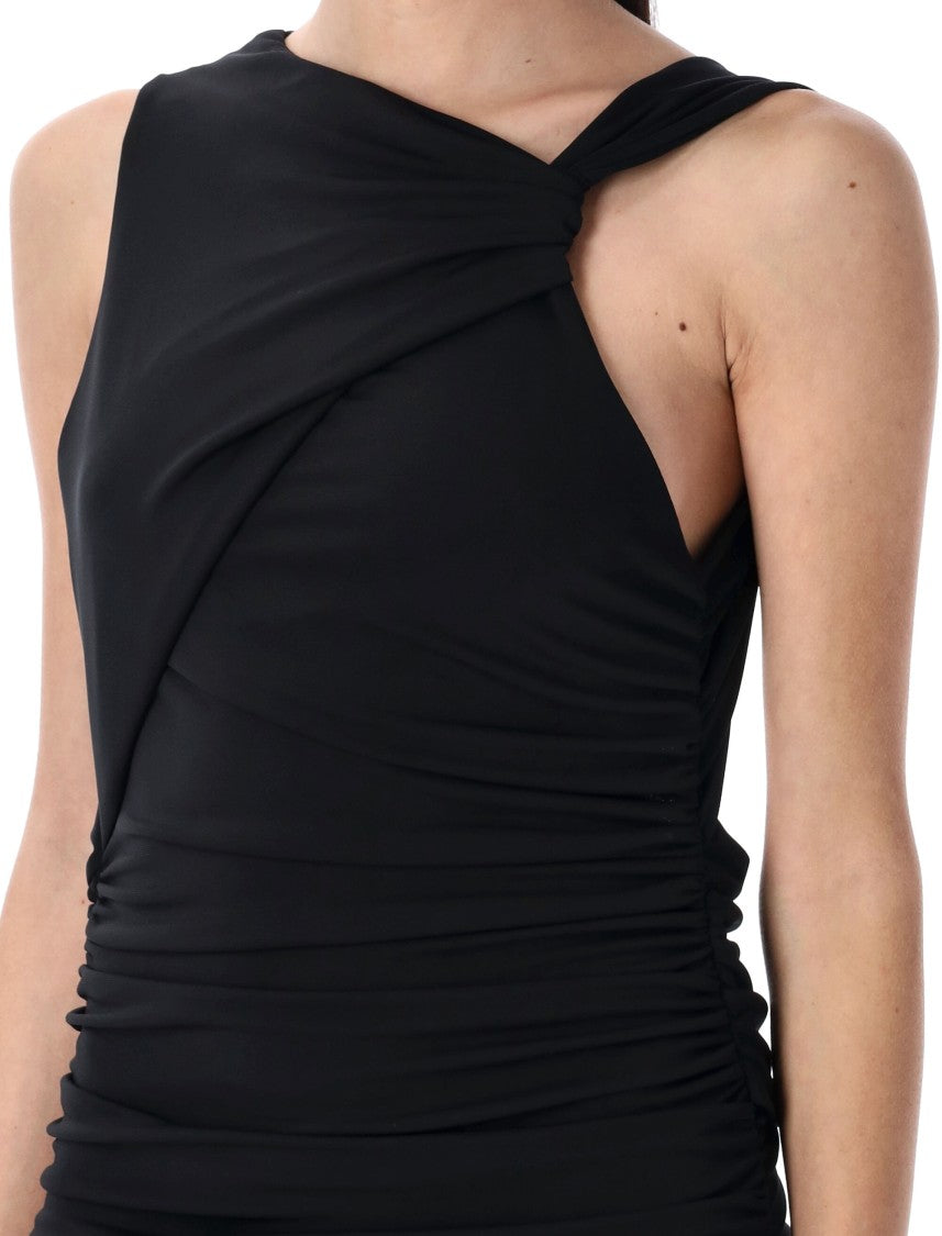 The Andamane Venere Draped Mini Dress