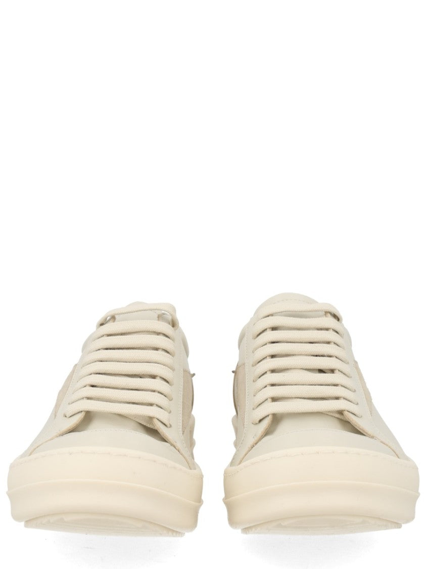 Rick Owens Vintage Sneaks Rounded Toe Contrast Sneakers