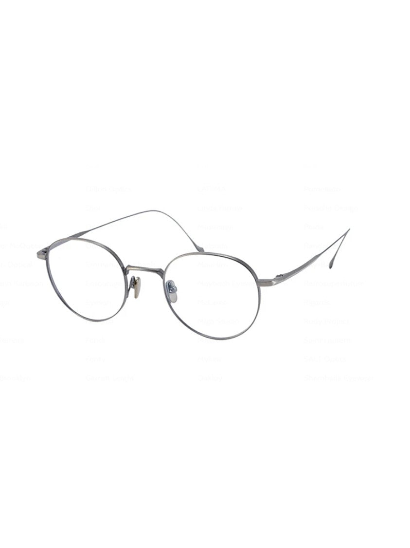 Masunaga Titanium Optical Frame With Metallic Finish