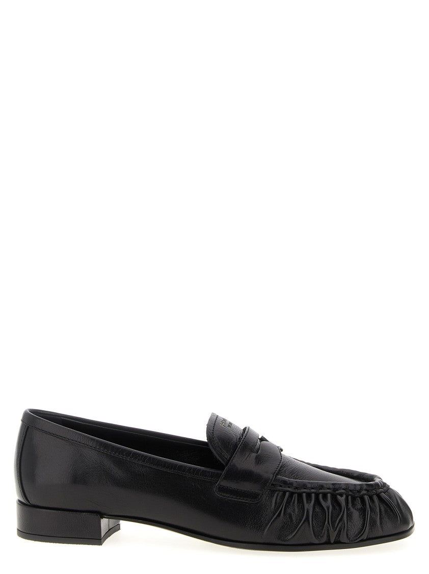 Prada Curled Toe Moccasins