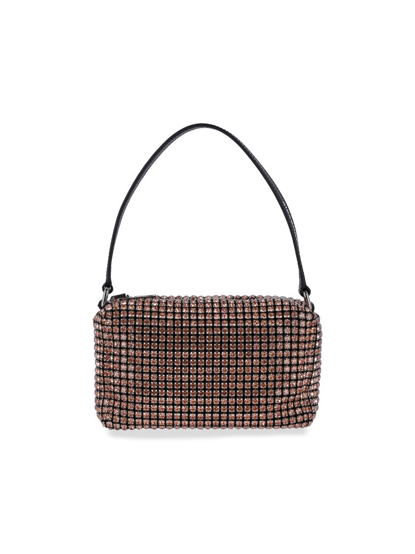 Alexander Wang "Heiress" Metallic Chain Knit Shoulder Bag