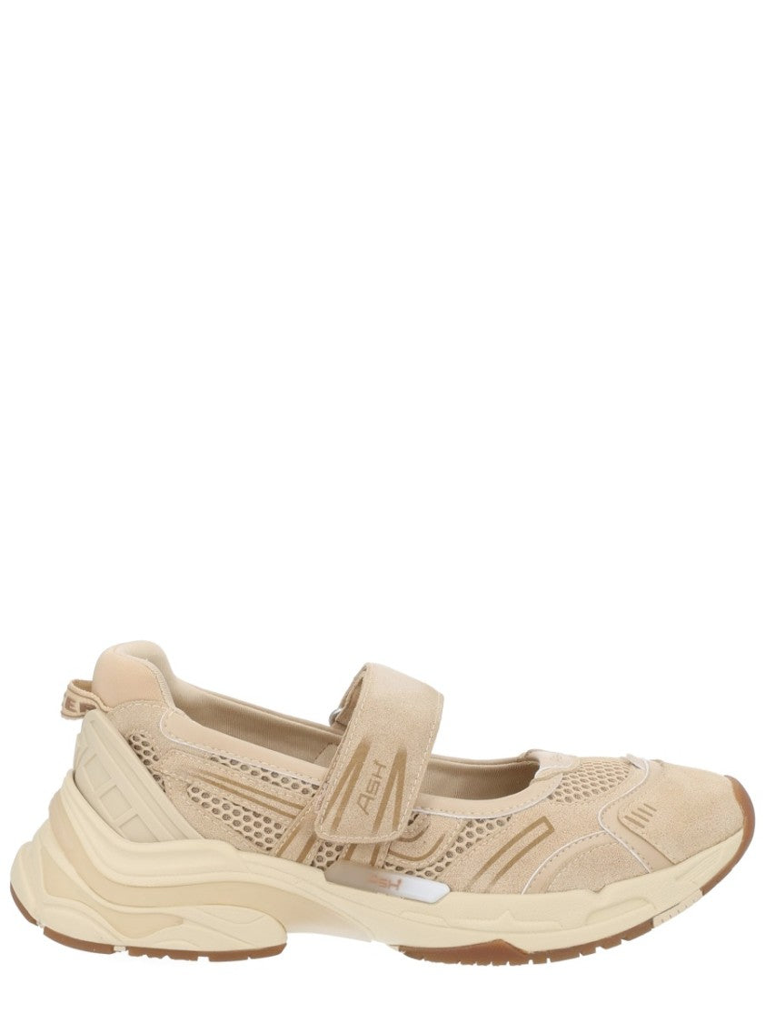 Ash Mary Jane Strap Suede Overlays Sneakers