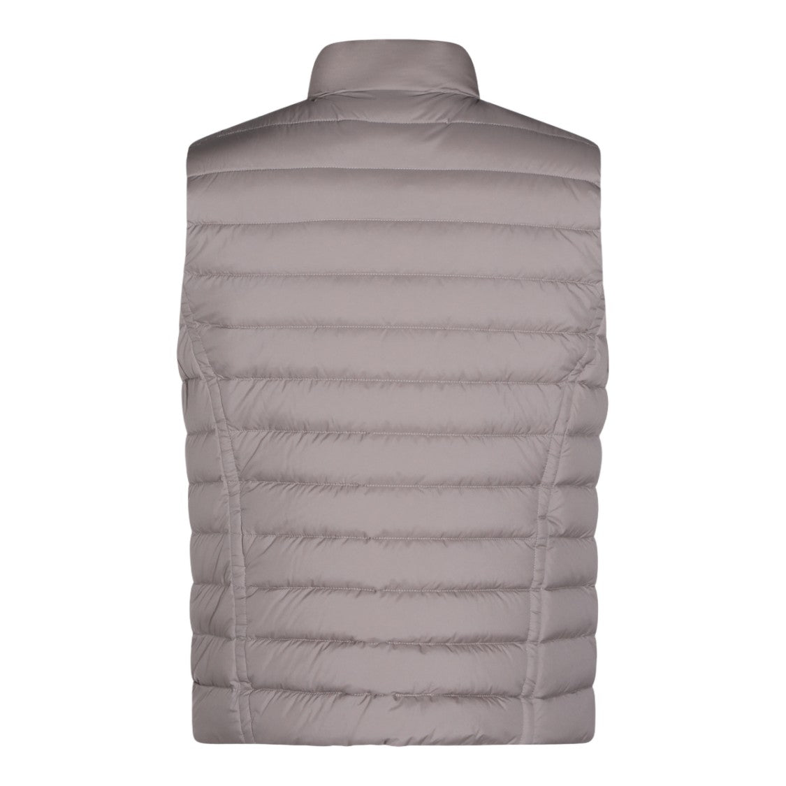 Moorer Tailored Neutrals Mid-Thigh Coat With Notched Lapel