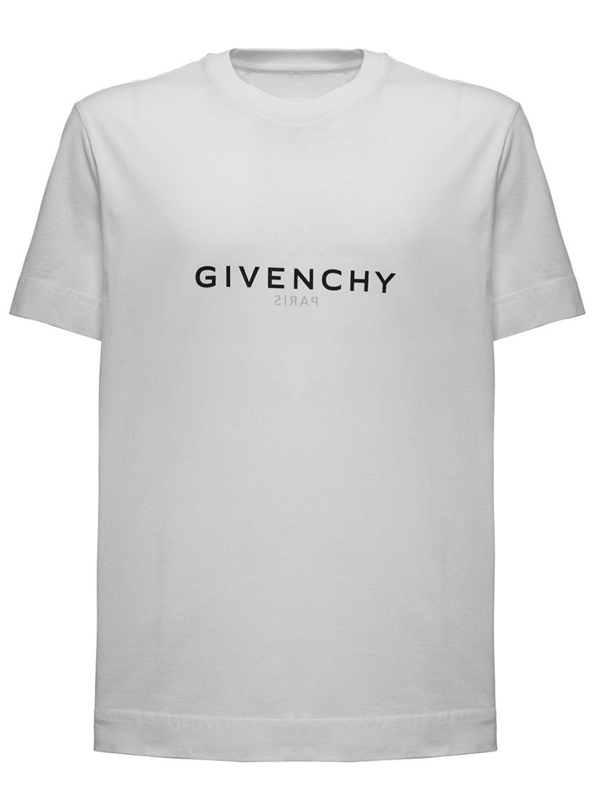 Givenchy Man's White Cotton T-Shirt