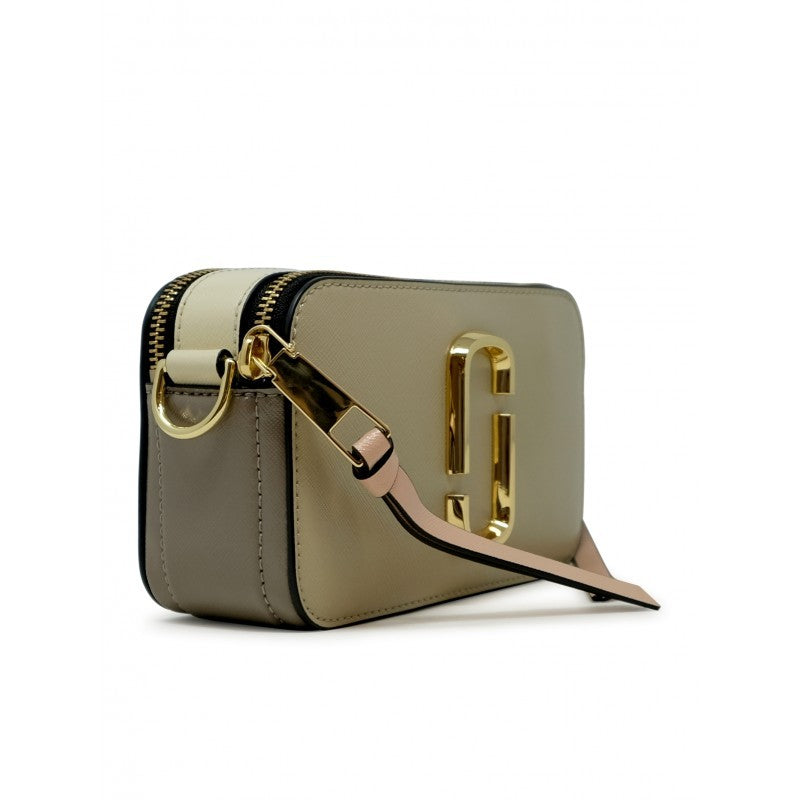 Marc Jacobs Khaki Multi Leather The Snapshot Bag