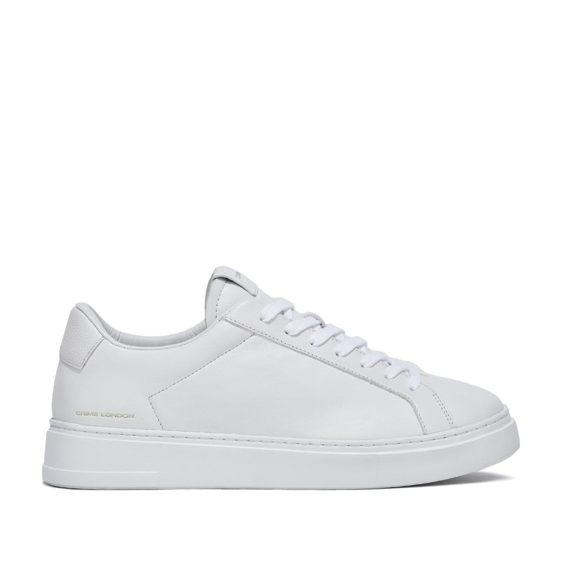 Crime London Extralight Sneakers In Soft White Leather