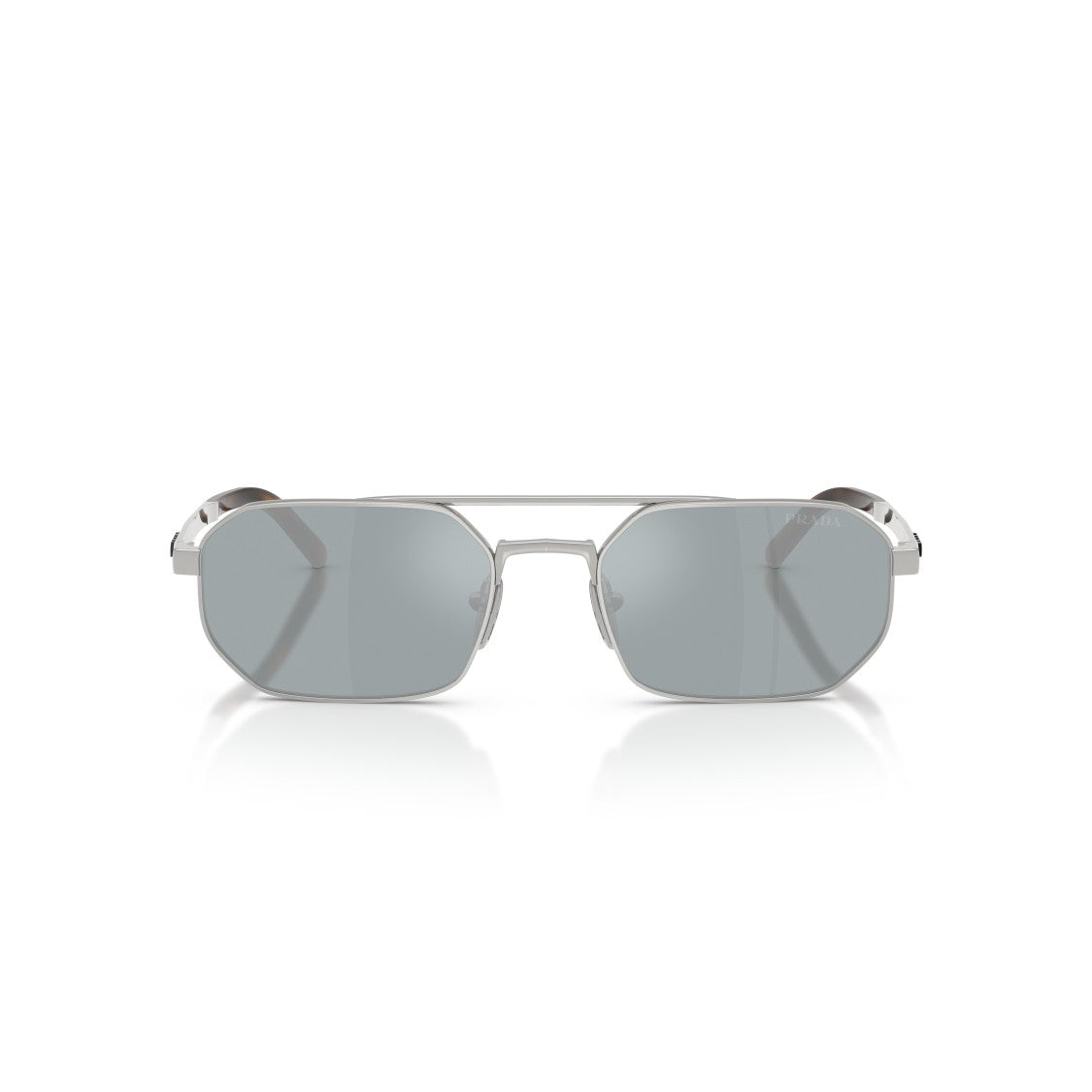 Prada 0Pr D53s Rectangular Metal Frame Sunglasses