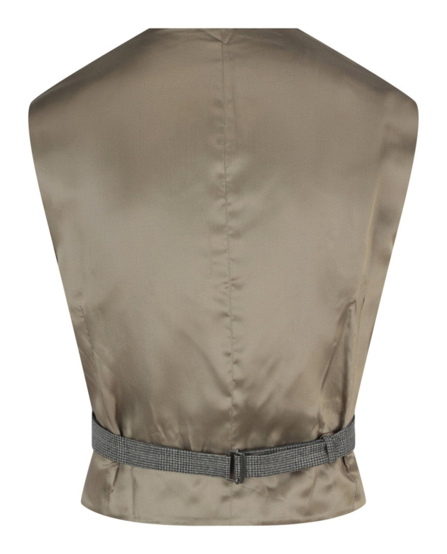 Gucci Plaid Tailored Vest