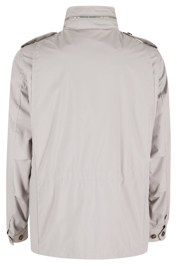 Moorer Marble Denver Stp Hidden-Hood Polyester Jacket