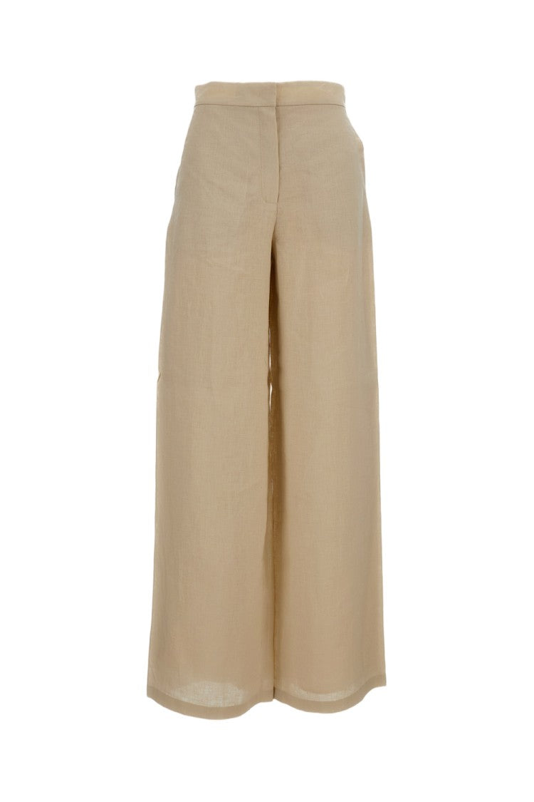 Max Mara Beige Tapioca Trousers