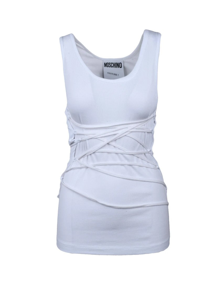 Moschino Couture Stretch Top - White