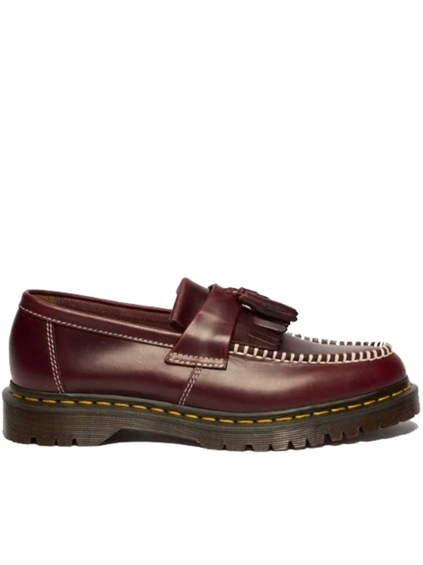 Dr. Martens Adrian Ben Polished Burgundy Tassel Loafers