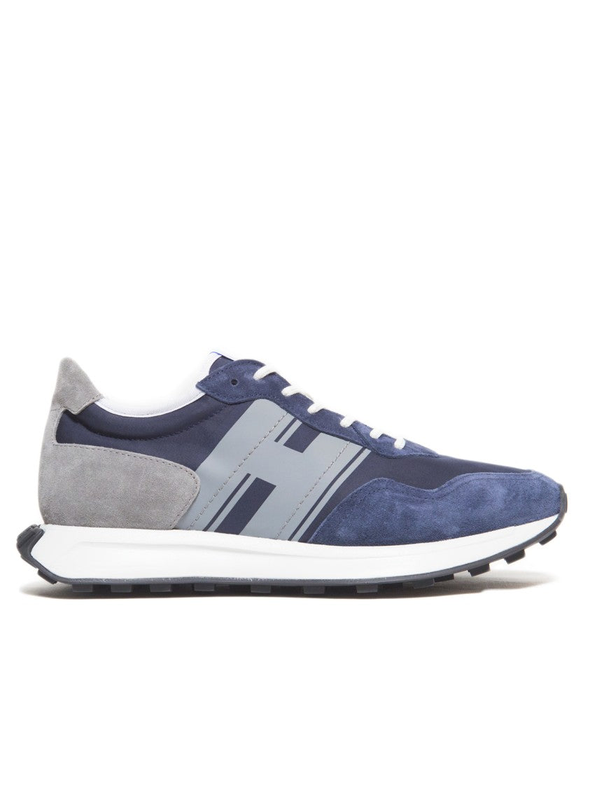 Hogan Blue Suede H601 Sneakers