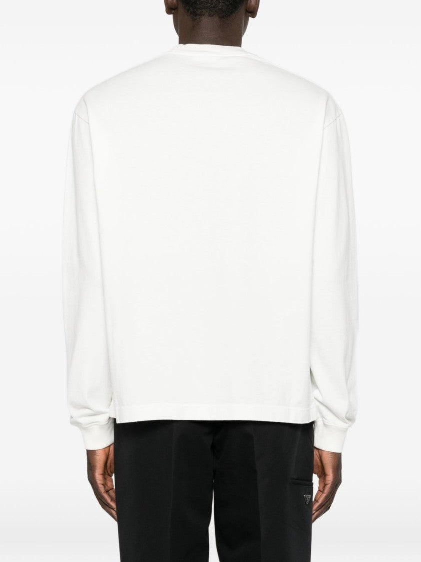 Prada Minimalist Logo Patch Sweater