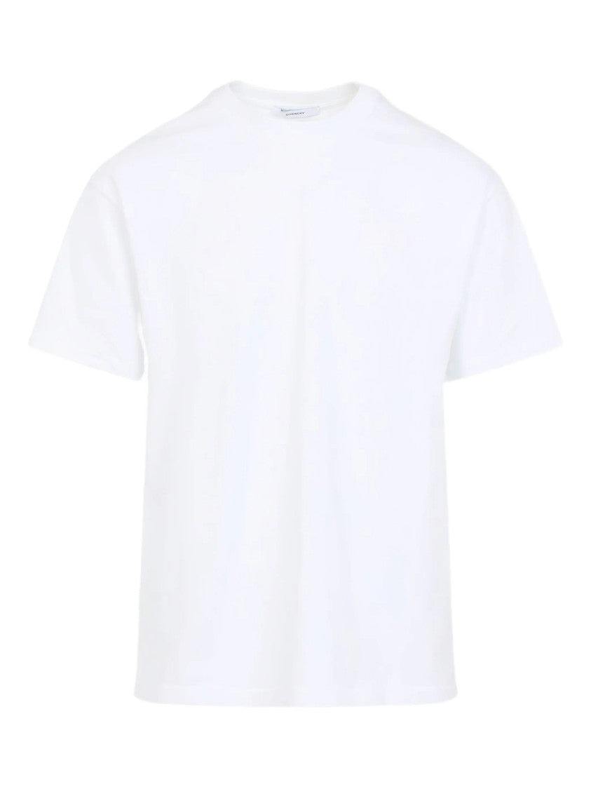 Givenchy Minimalist Regular Fit White Cotton T-Shirt