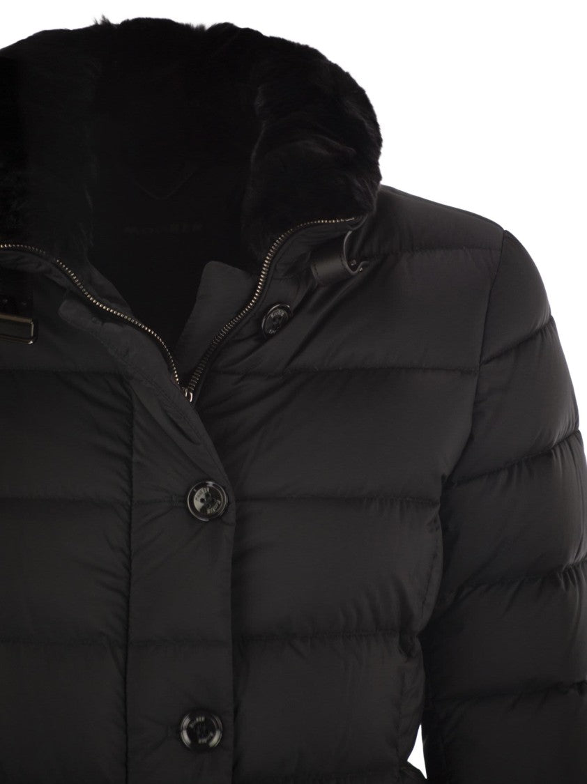 Moorer Vetiver-S3 - Long Down Jacket