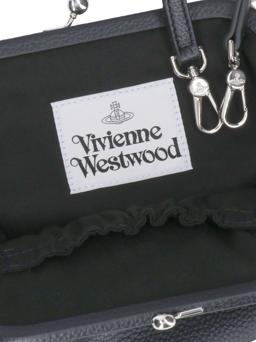 Vivienne Westwood "Granny Frame" Small Pouch – Black