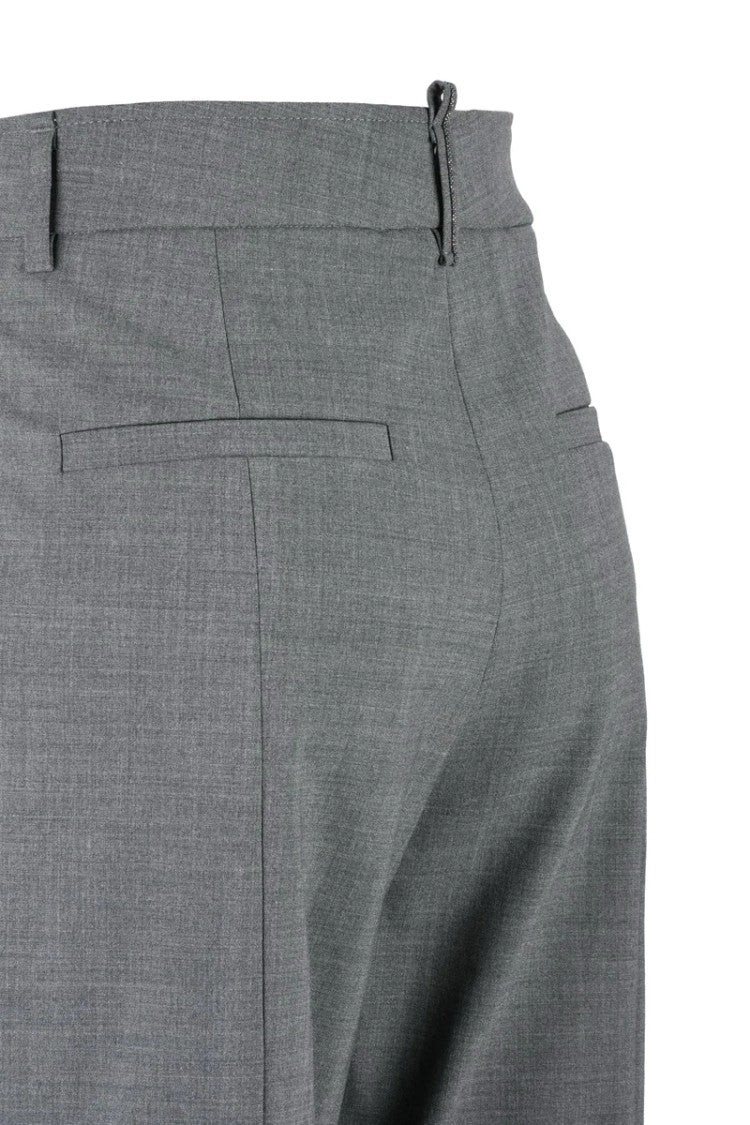 Brunello Cucinelli Straight Trousers - Grey