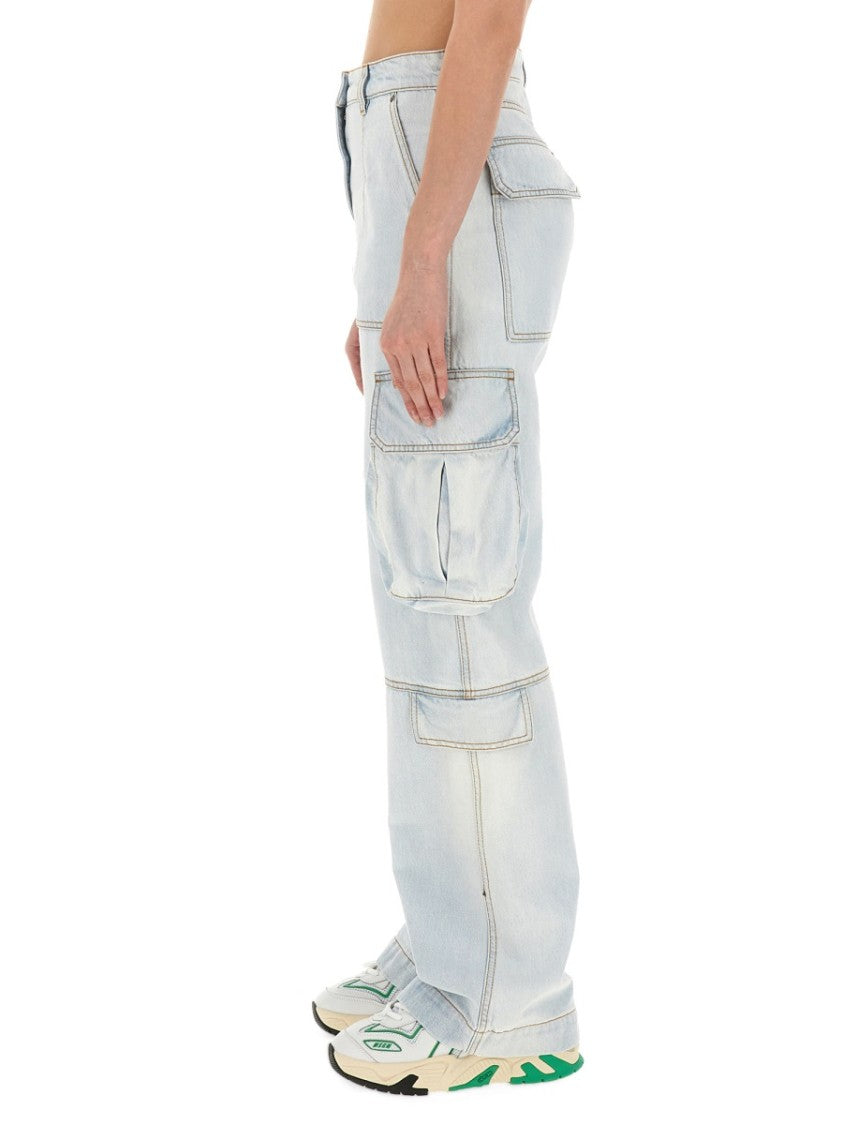 Msgm Denim Cargo Pants